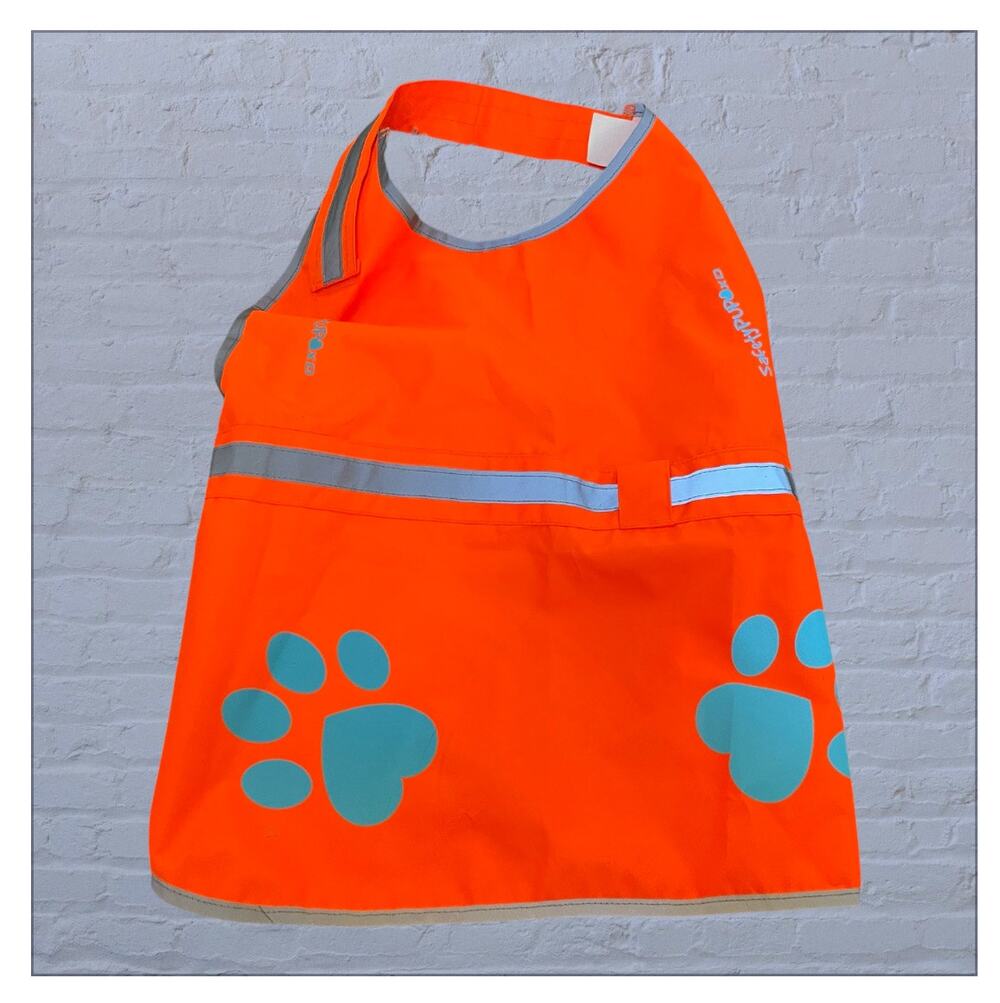 SafetyPUP XD Dog Safety Vest Reflective Large 61-100lb Blaze Orange HiVi Coat